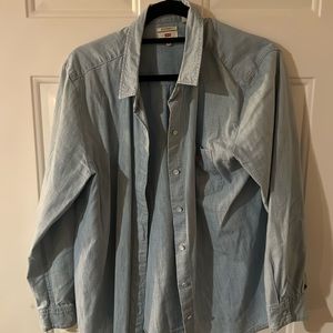 Levis women’s boyfriend fit denim shirt